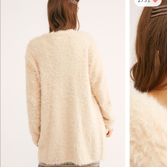 Free people faux fur cardi - Picture 3 of 3